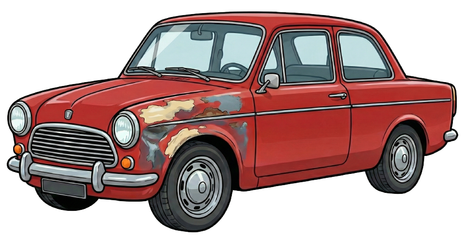 お車の修理やボディへのキズの修復